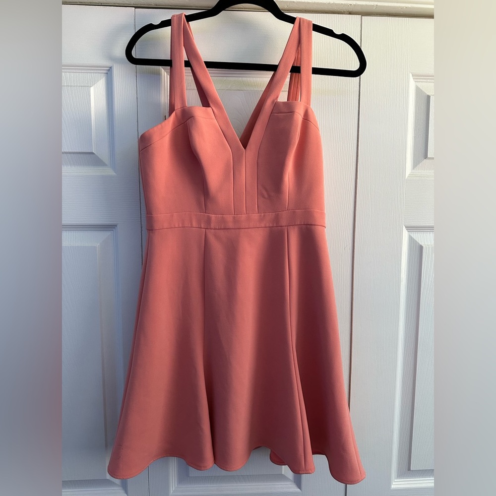 BCBGMAXAZRIA Women’s Alexia Cutout Dress - Coral
